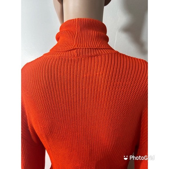 Ralph Lauren Collection silk open weave turtleneck. - Picture 4 of 5